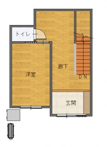 東邸　　改装後-平面図(1階)